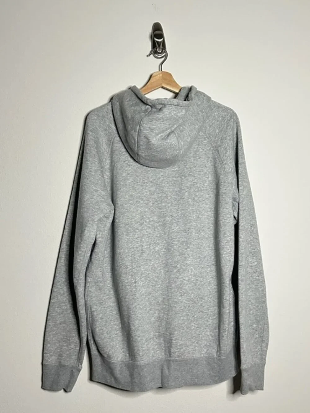 Jordan Embroidered Full Zip Up Hoodie in Grey Size XL